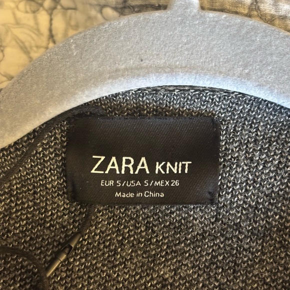 Zara Knit Charcoal Sweater - Picture 8 of 10